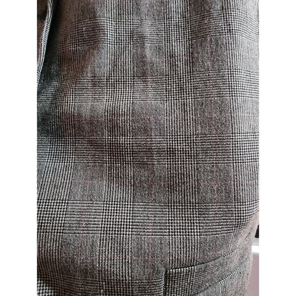 Alfred Dunner 3 Button Closure Shacket Career Petite Plaid Blazer Size 12p - Picture 3 of 6